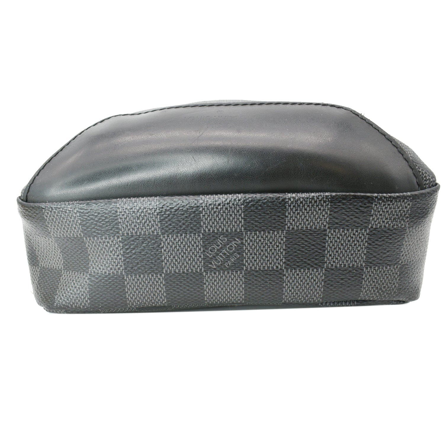 LOUIS VUITTON Avenue Sling Damier Graphite Crossbody Bag Black