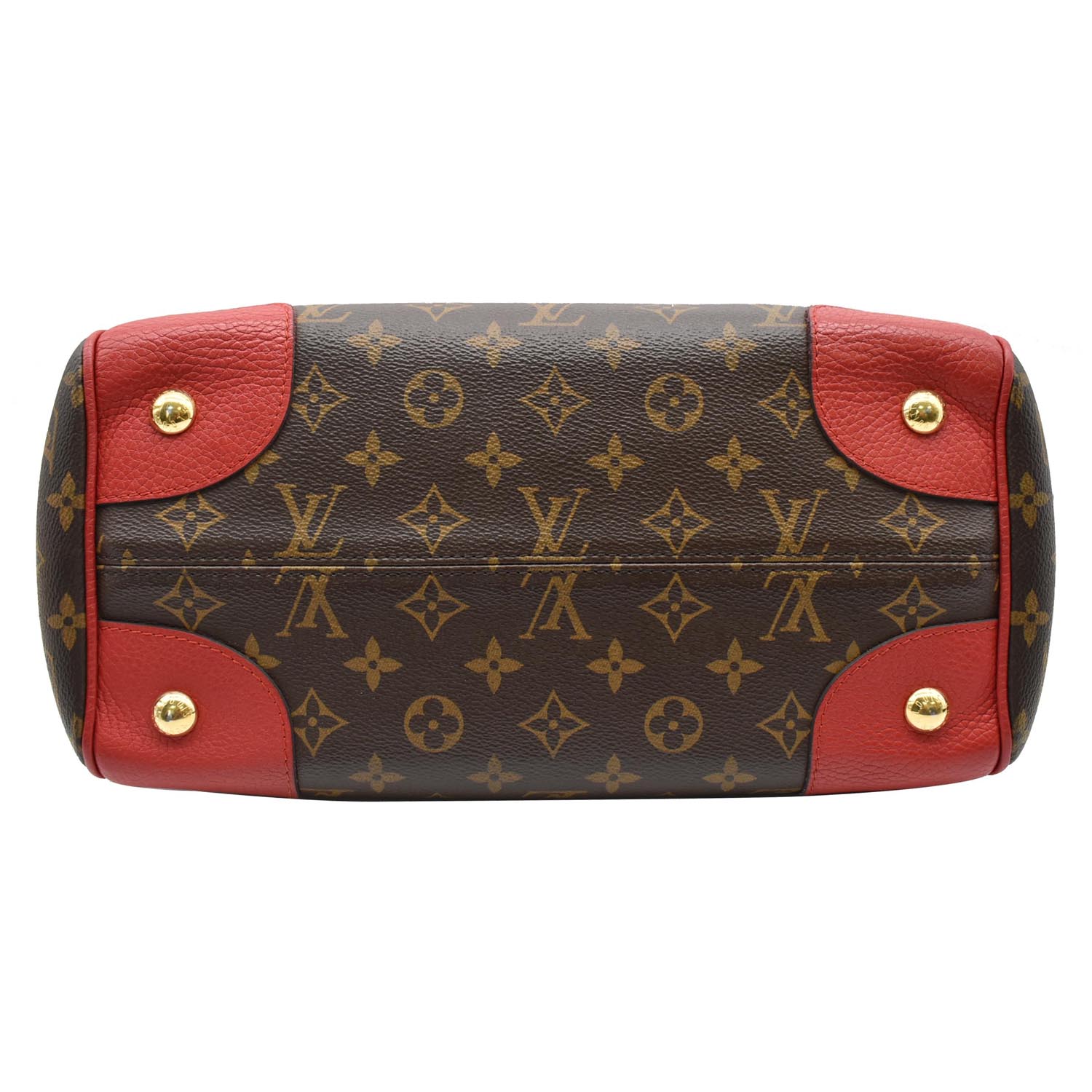 LOUIS VUITTON Estrela NM Monogram Canvas Shoulder Bag Coquelicot
