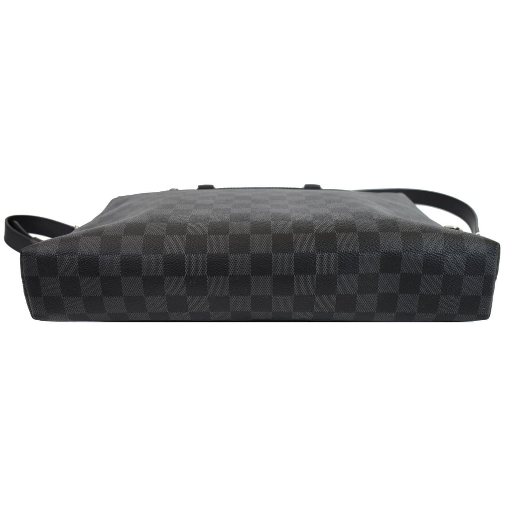 LOUIS VUITTON Porte-Documents Jour Graphite Briefcase Shoulder Bag Black - 20% OFF