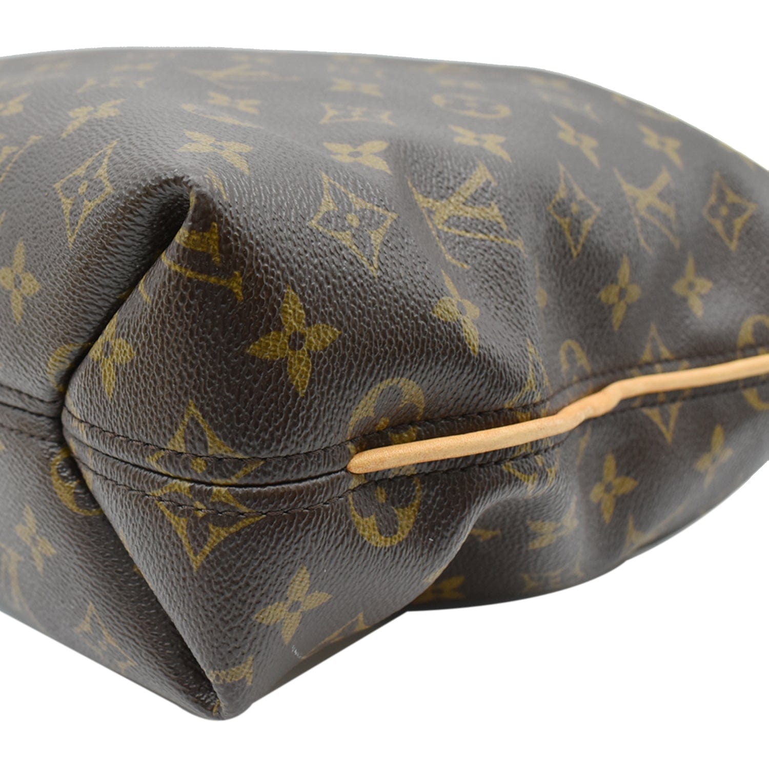 LOUIS VUITTON Sully PM Monogram Canvas Shoulder Bag Brown