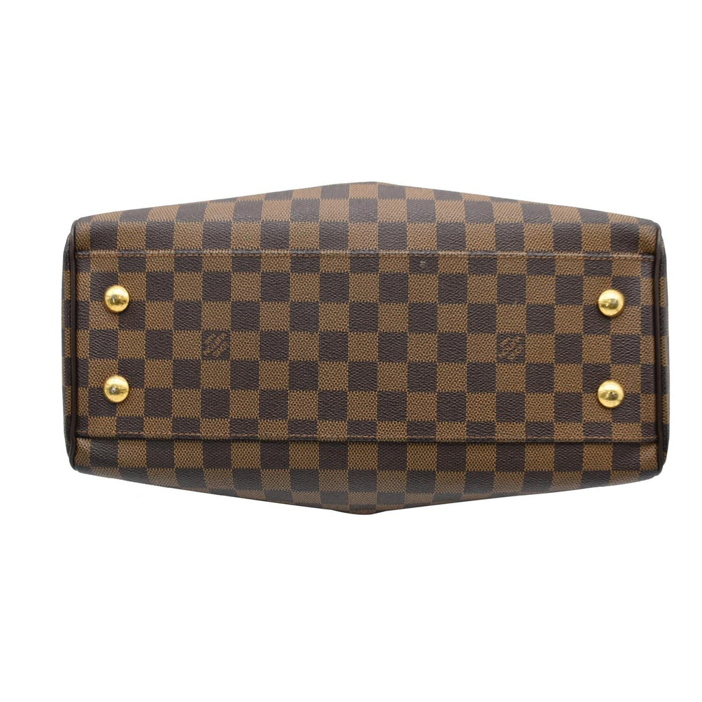 LOUIS VUITTON Trevi PM Damier Ebene Shoulder Bag Brown