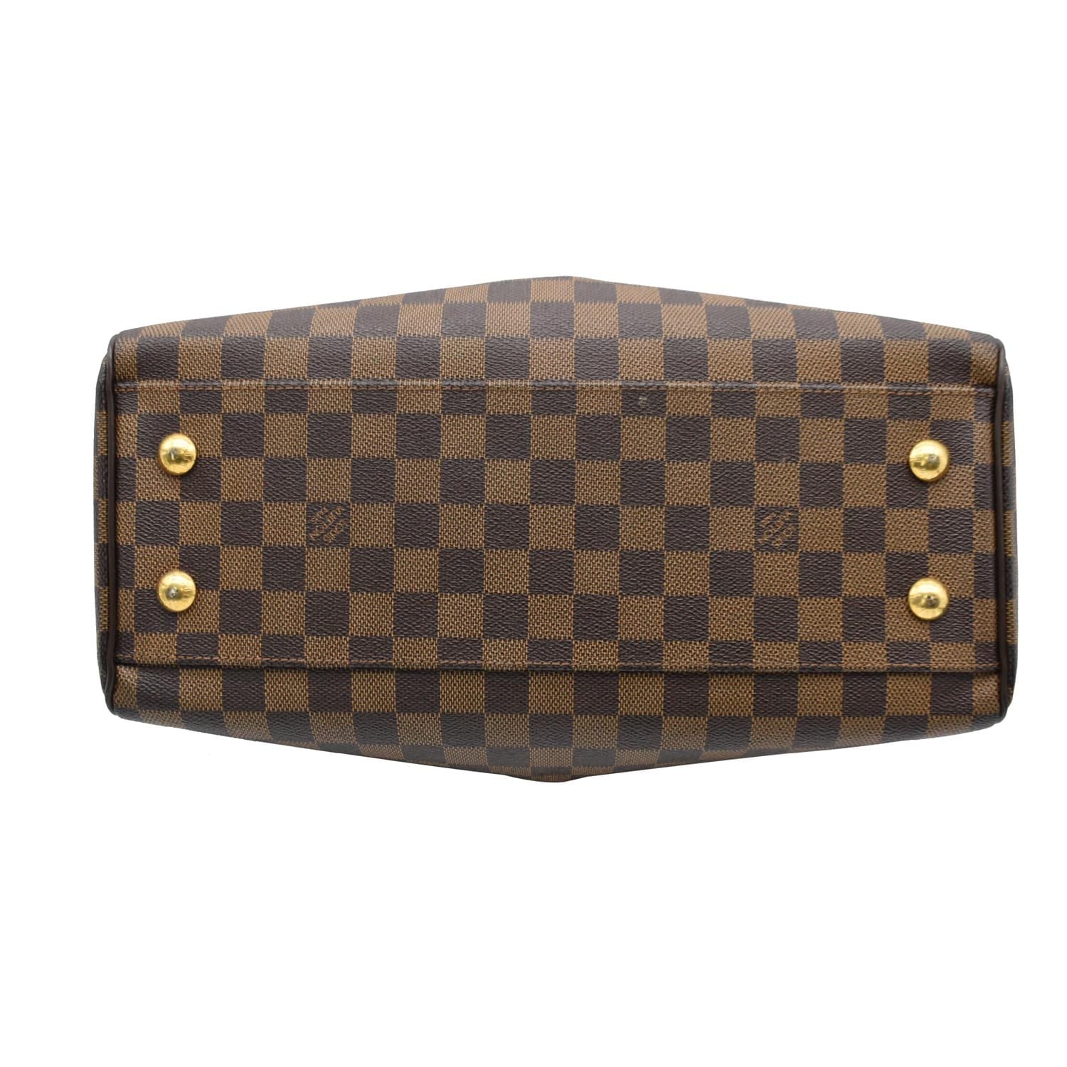 LOUIS VUITTON Trevi PM Damier Ebene Shoulder Bag Brown