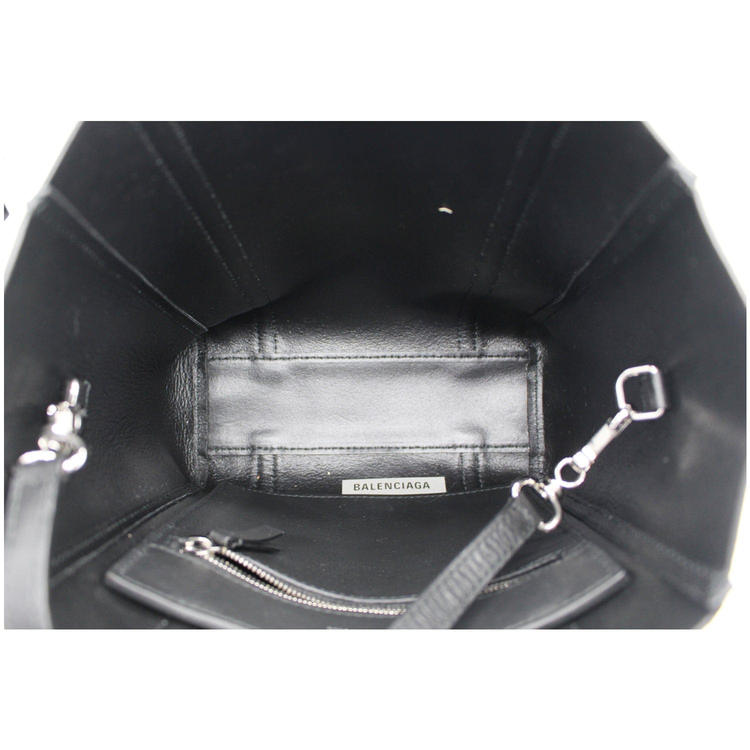 BALENCIAGA Everyday XXS Leather Tote Bag Black