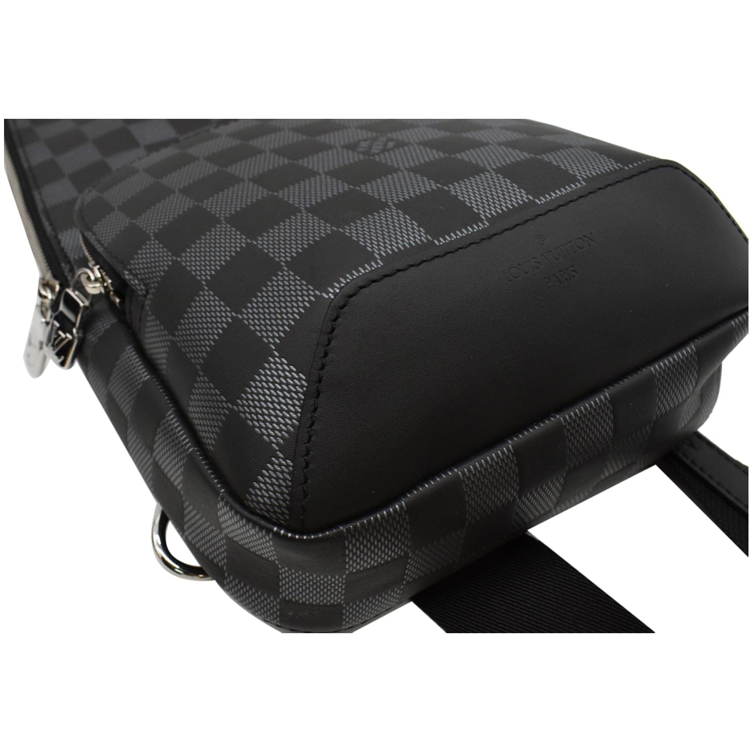 LOUIS VUITTON Avenue Sling Damier Graphite Crossbody Bag Black - 15% OFF