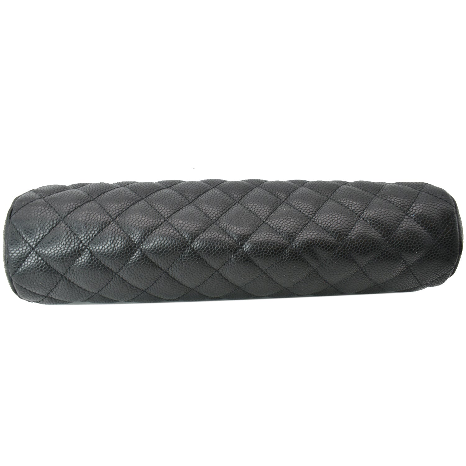 Chanel Timeless Caviar Quilted Leather Clutch Black