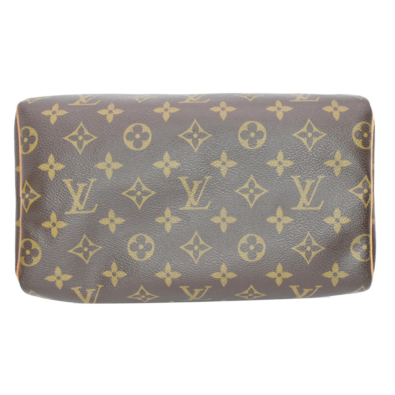 LOUIS VUITTON Speedy 25 Monogram Canvas Satchel Bag Brown - 10% OFF