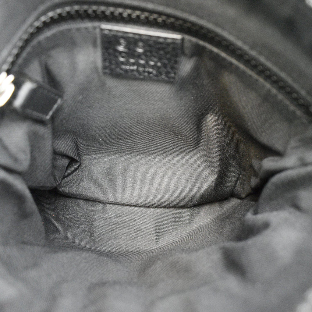 GUCCI Nylon Gucci Canvas Messenger Bag Black 449183