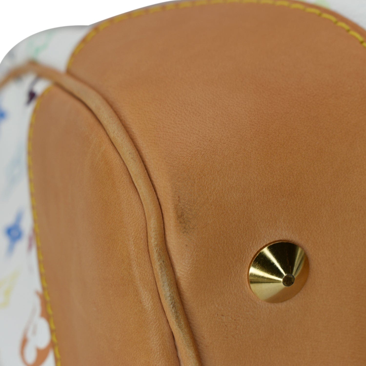 LOUIS VUITTON Courtney GM Monogram Canvas Shoulder Bag White