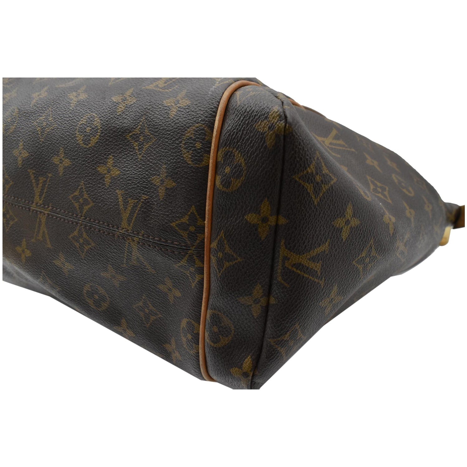 LOUIS VUITTON Totally MM Monogram Canvas Shoulder Bag Brown