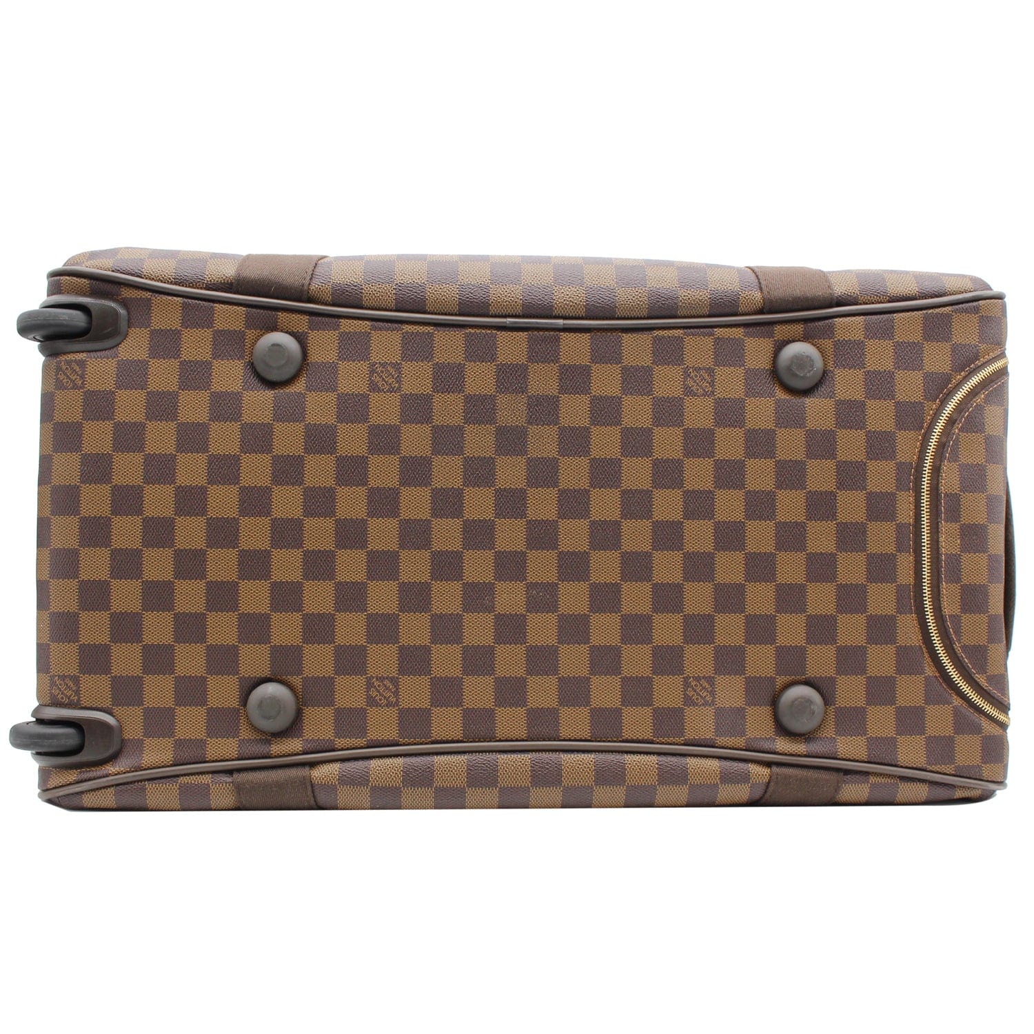 LOUIS VUITTON Neo Eole 55 Damier Ebene Rolling Travel Bag Brown