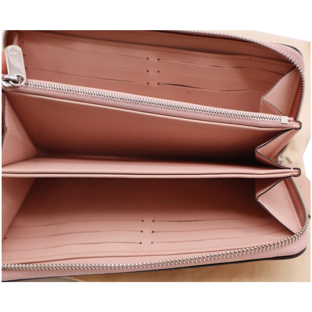 LOUIS VUITTON Mahina Leather Zippy Wallet Magnolia - 20% OFF