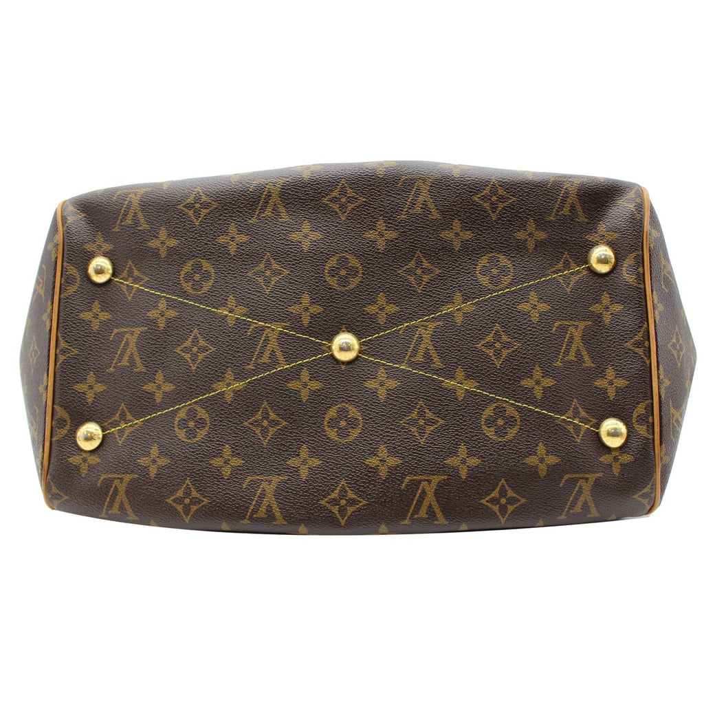 LOUIS VUITTON Tivoli GM Monogram Canvas Shoulder Bag Brown