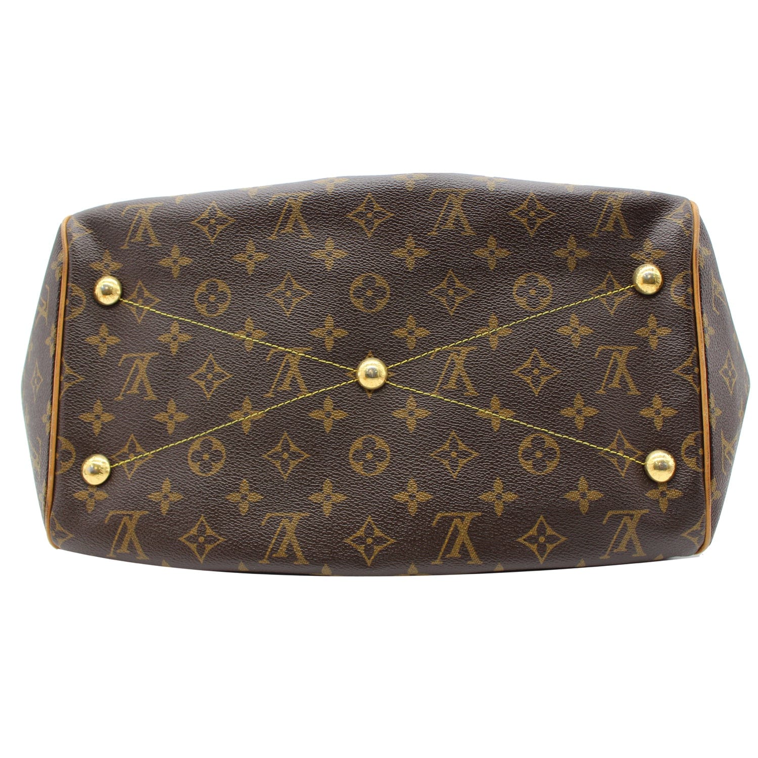 LOUIS VUITTON Tivoli GM Monogram Canvas Shoulder Bag Brown