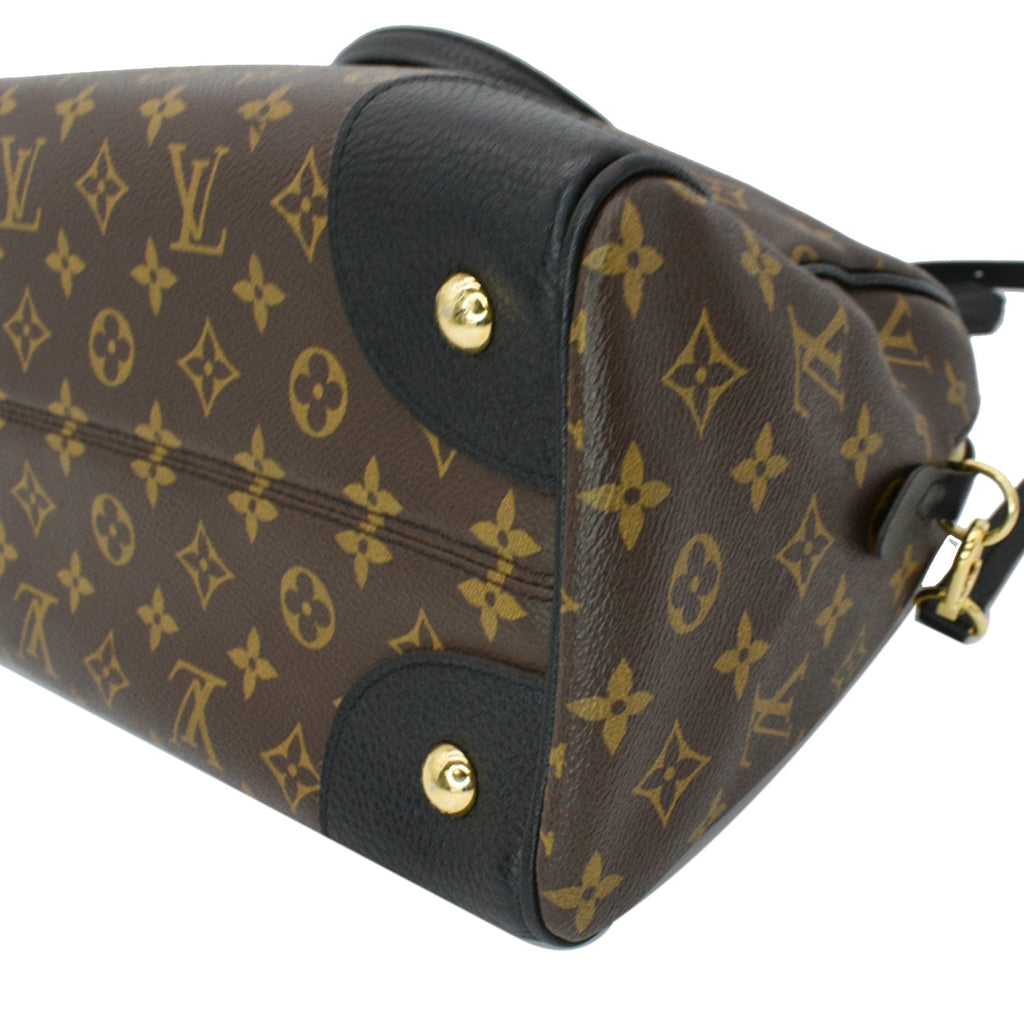 LOUIS VUITTON Retiro NM Monogram Canvas Shoulder Bag Noir - 10% OFF