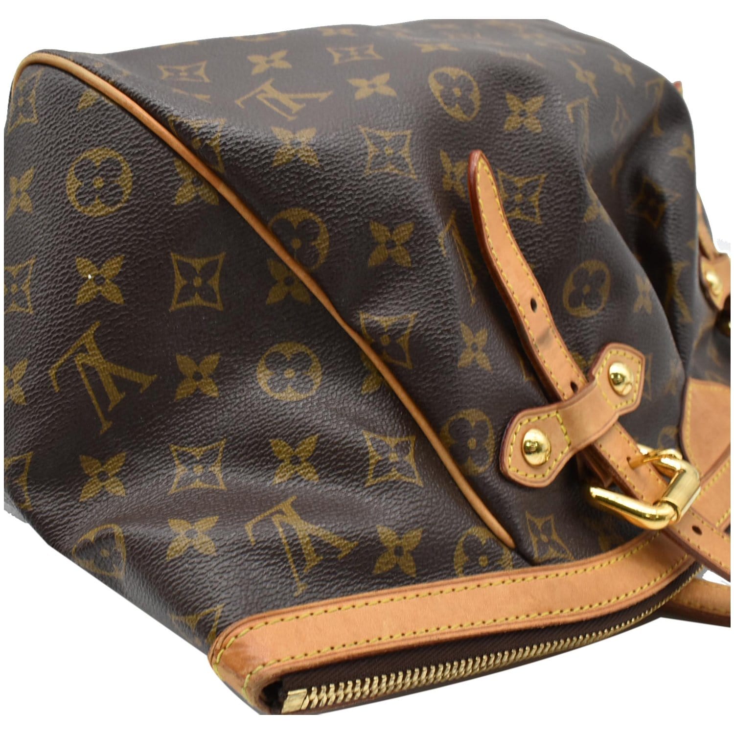 LOUIS VUITTON Tivoli GM Monogram Canvas Shoulder Bag Brown - Hot Deals