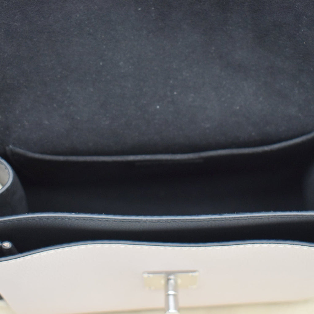 LOUIS VUITTON MyLockme BB Python Leather Crossbody Bag Black