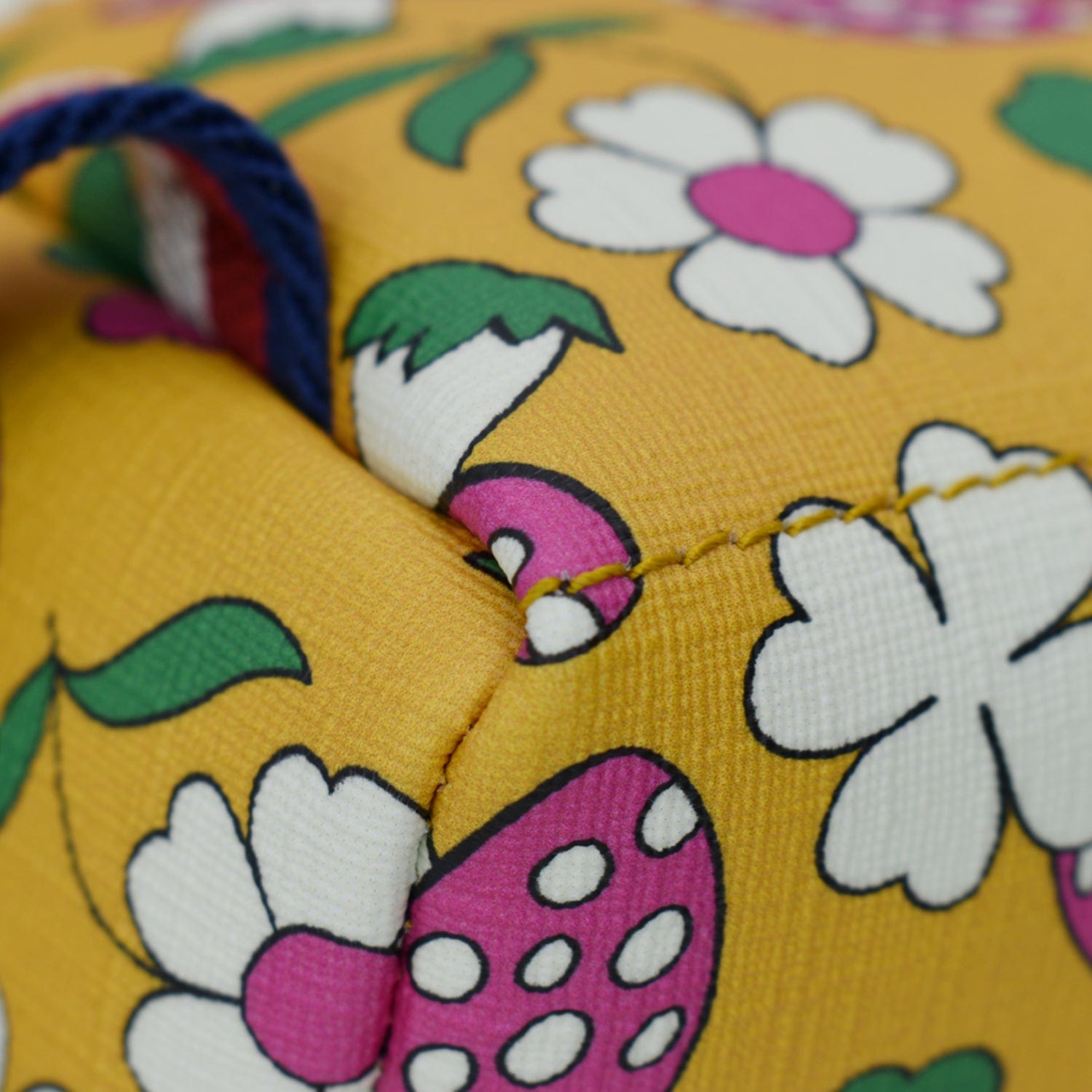 GUCCI Girls Floral Printed Gucci Coated Canvas Backpack Multicolor 271327