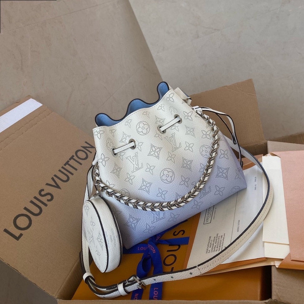 Louis Vuitton Bella Bucket Bag Light Blue For Women,  Shoulder And Crossbody Bags 7.5in/19cm Louis Vuitton M57856