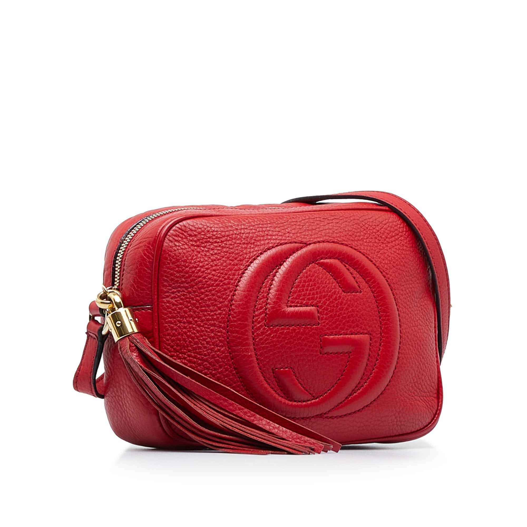 Gucci Soho Diorsco Crossbody Bag Red