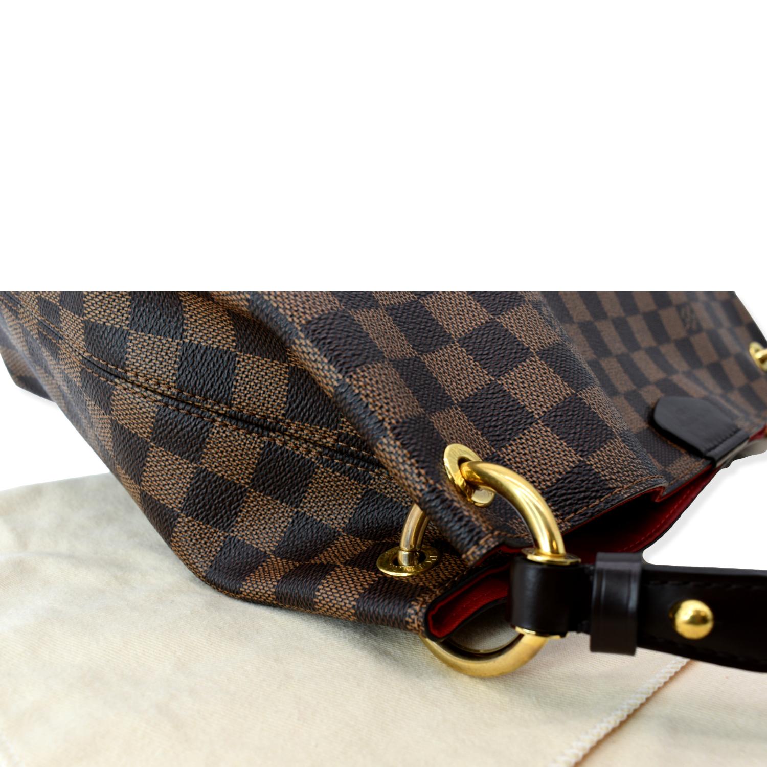 LOUIS VUITTON Graceful PM Damier Ebene Shoulder Bag Brown
