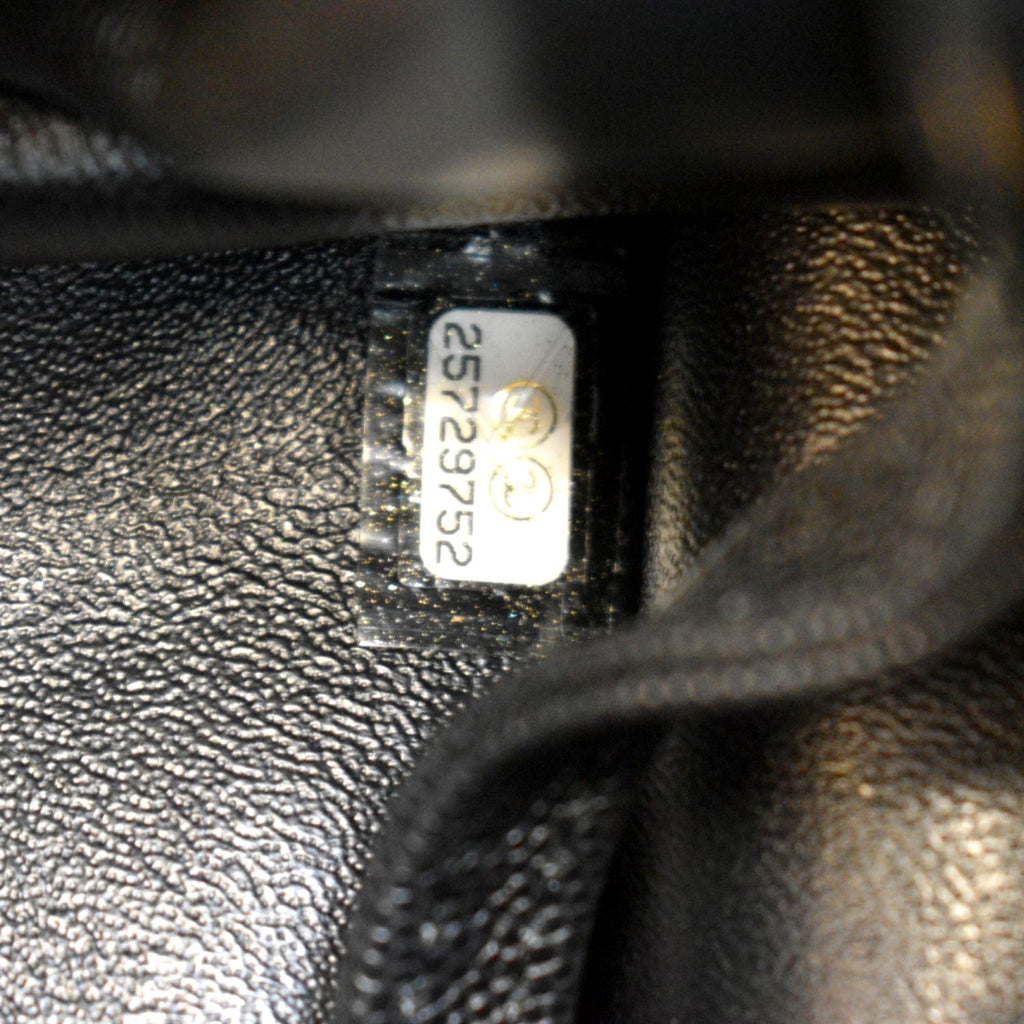 Chanel Business Affinity Caviar Quilted Backpack Black