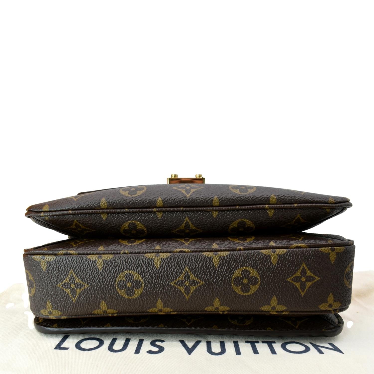 LOUIS VUITTON Metis Pochette Monogram Canvas Crossbody Bag Brown