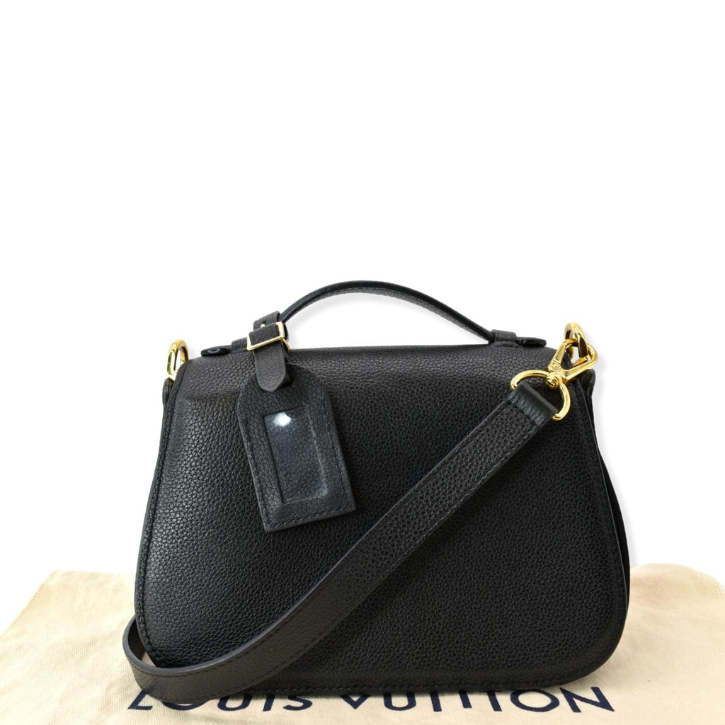 LOUIS VUITTON Vivienne NM Grained  Leather Shoulder Bag Black- sold