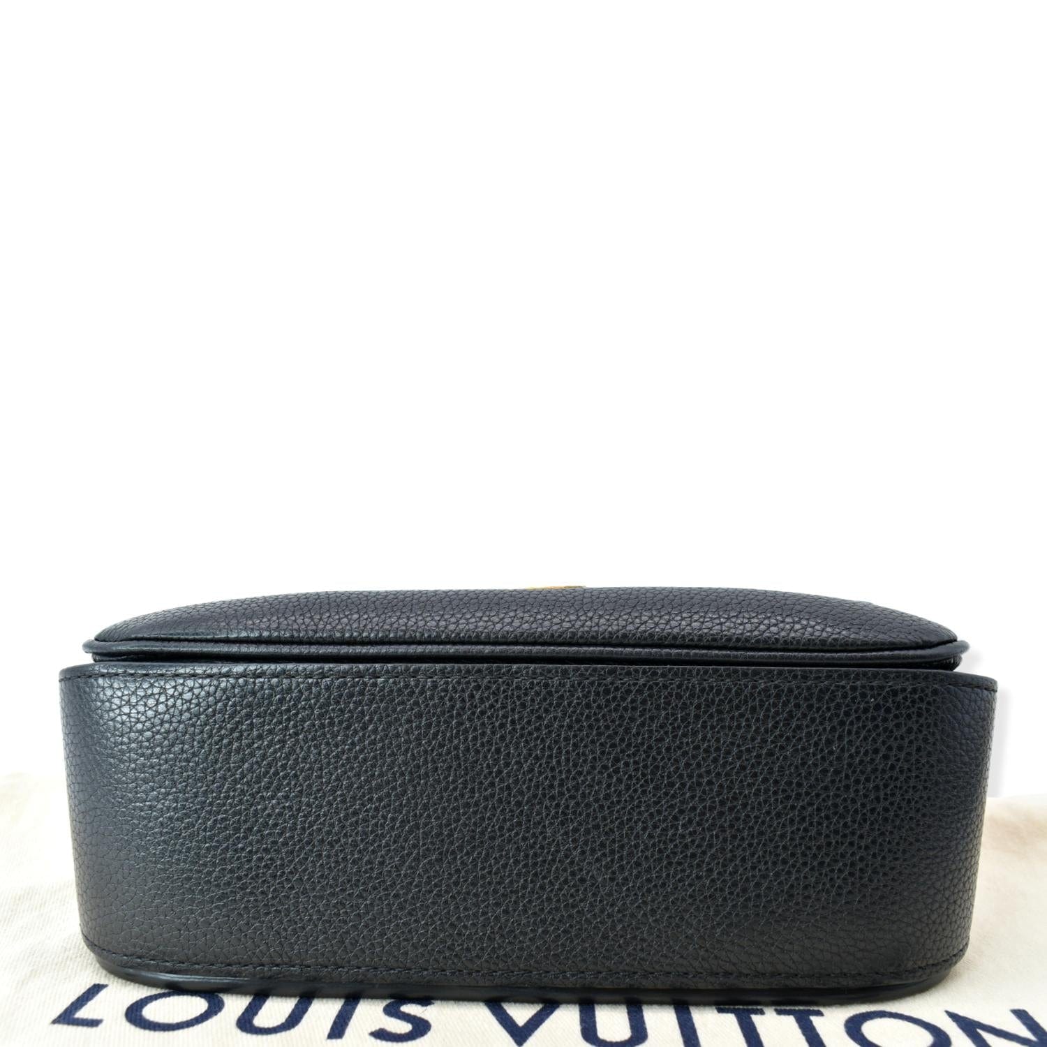 LOUIS VUITTON Vivienne NM Grained  Leather Shoulder Bag Black- sold