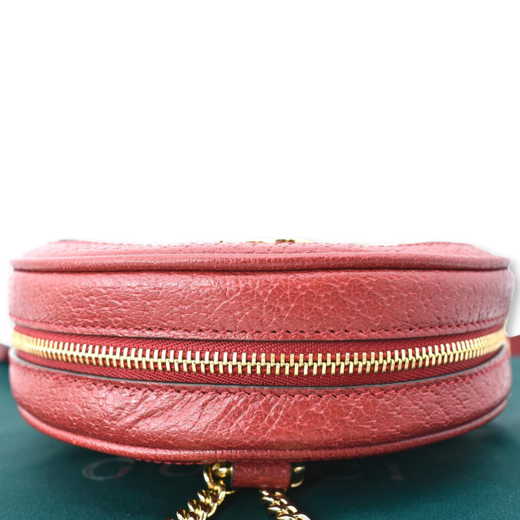 GUCCI Ophidia Gucci Floral Mini Supreme Backpack Bag Red 598661