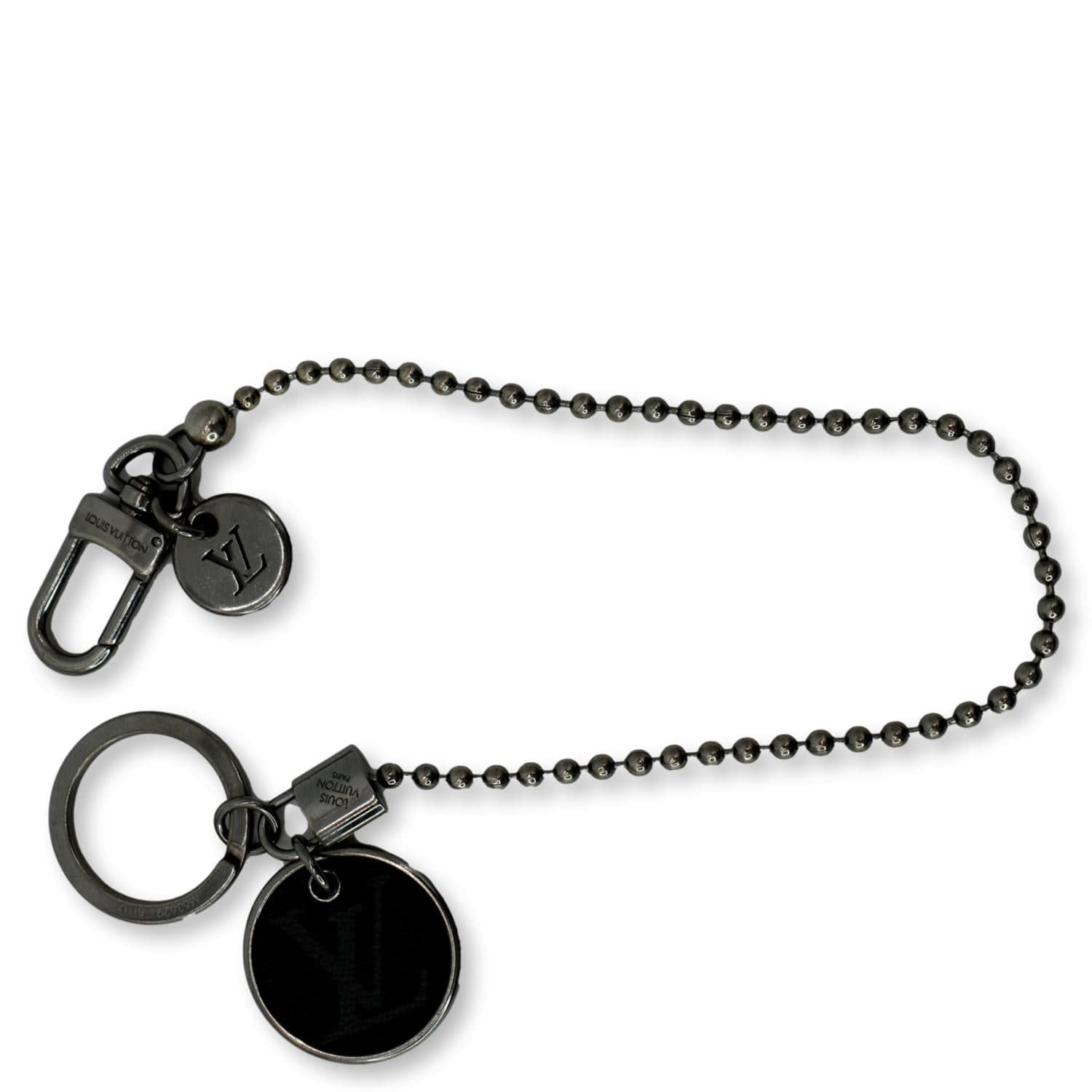 LOUIS VUITTON Monogram ID Pocket Key Chain Bag Charm & Key Holder