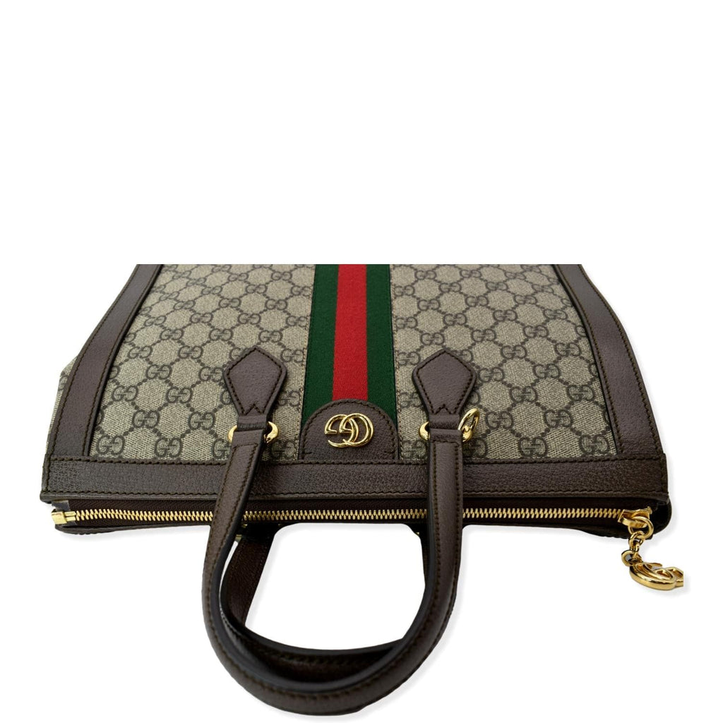 GUCCI Ophidia Medium Gucci Supreme Tote Shoulder Bag Beige 524537 - Hot Deals