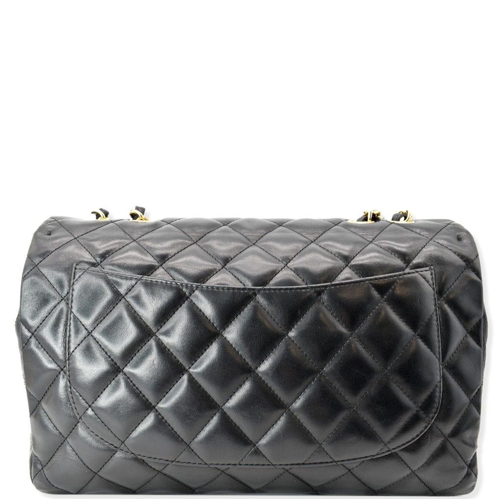 Chanel Jumbo Classic Single Flap  Shoulder Bag Black