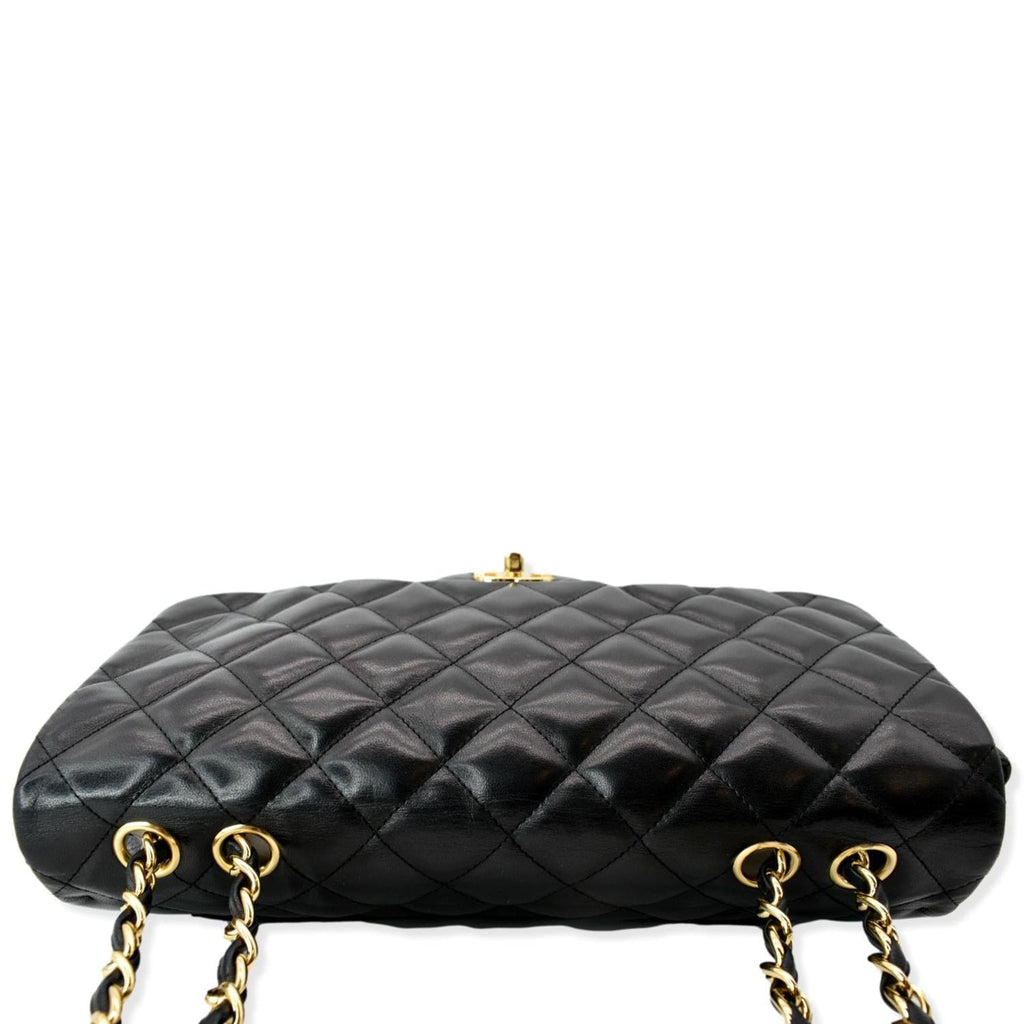 Chanel Jumbo Classic Single Flap  Shoulder Bag Black