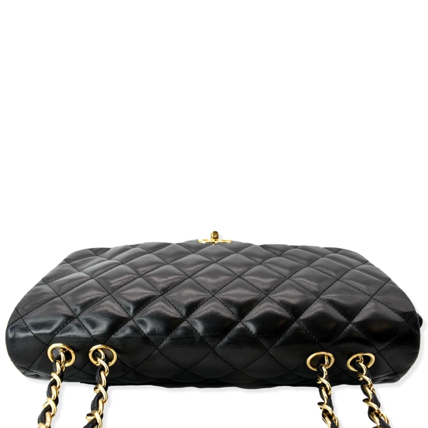 Chanel Jumbo Classic Single Flap  Shoulder Bag Black