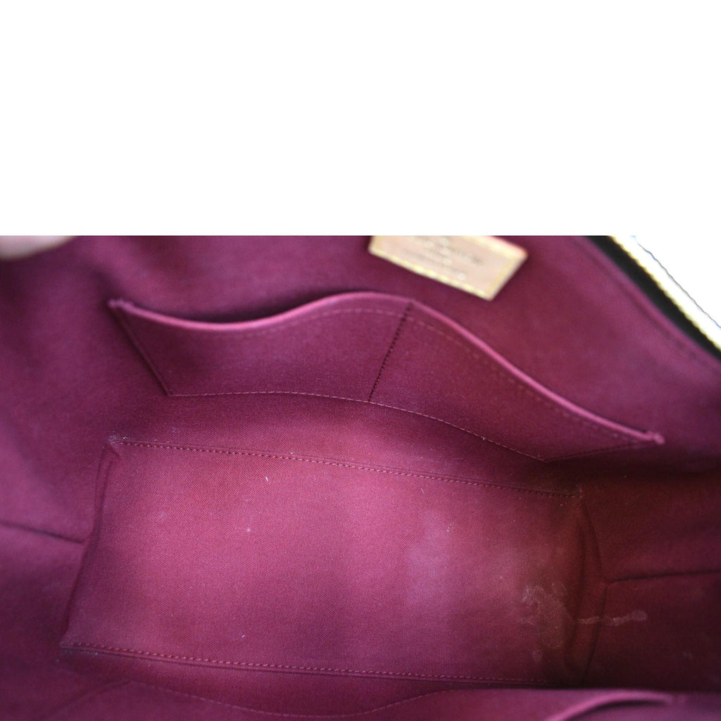 LOUIS VUITTON Petit Palais Monogram Canvas Shoulder Bag Brown
