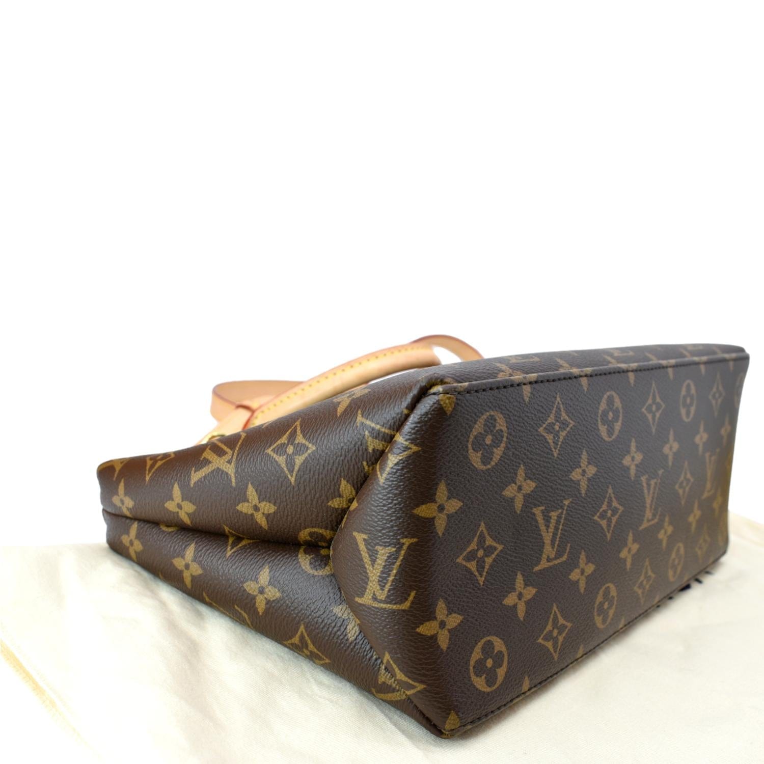 LOUIS VUITTON Petit Palais Monogram Canvas Shoulder Bag Brown