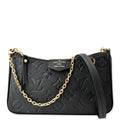 LOUIS VUITTON Easy Pouch on Strap Monogram Empreinte Shoulder Bag Black