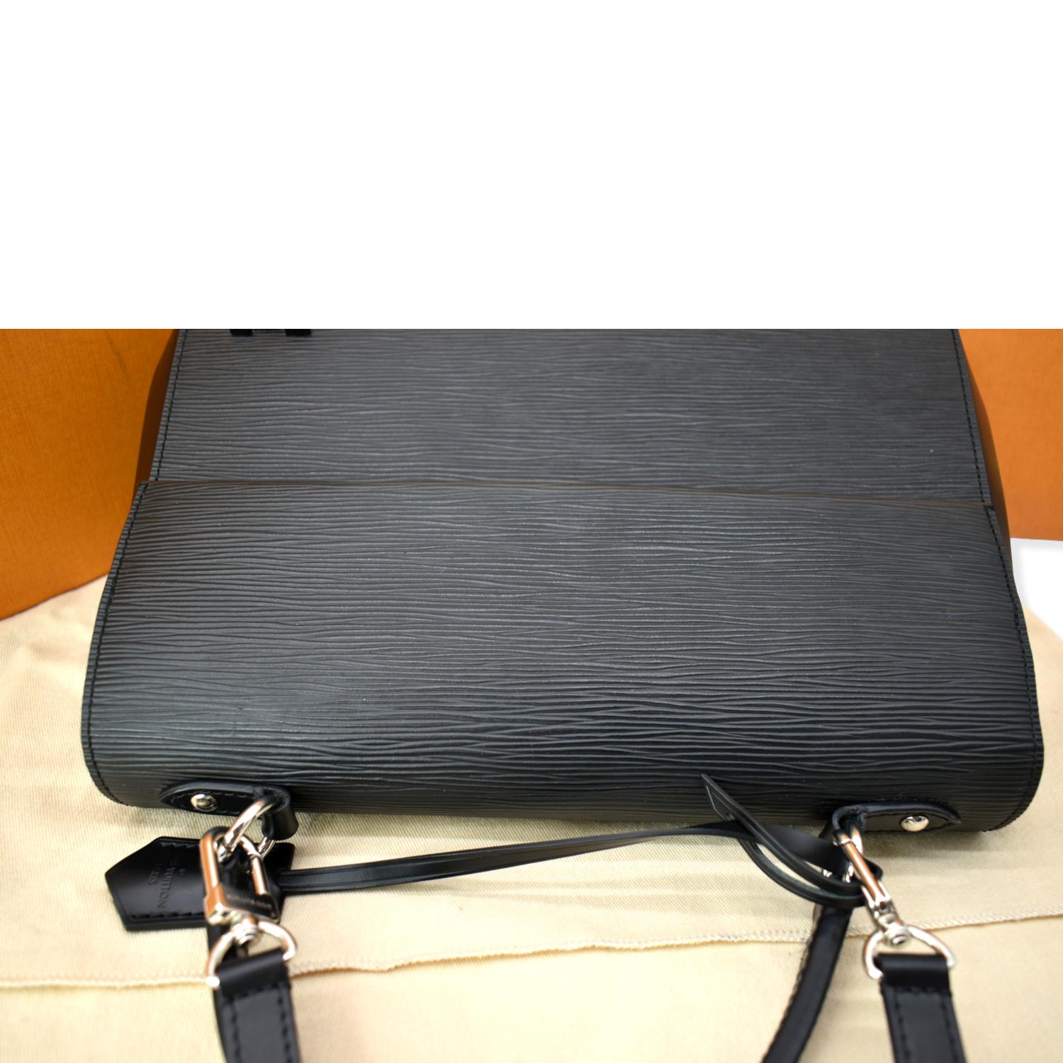 LOUIS VUITTON Cluny MM Epi Leather Shoulder Bag Black - Hot Deals