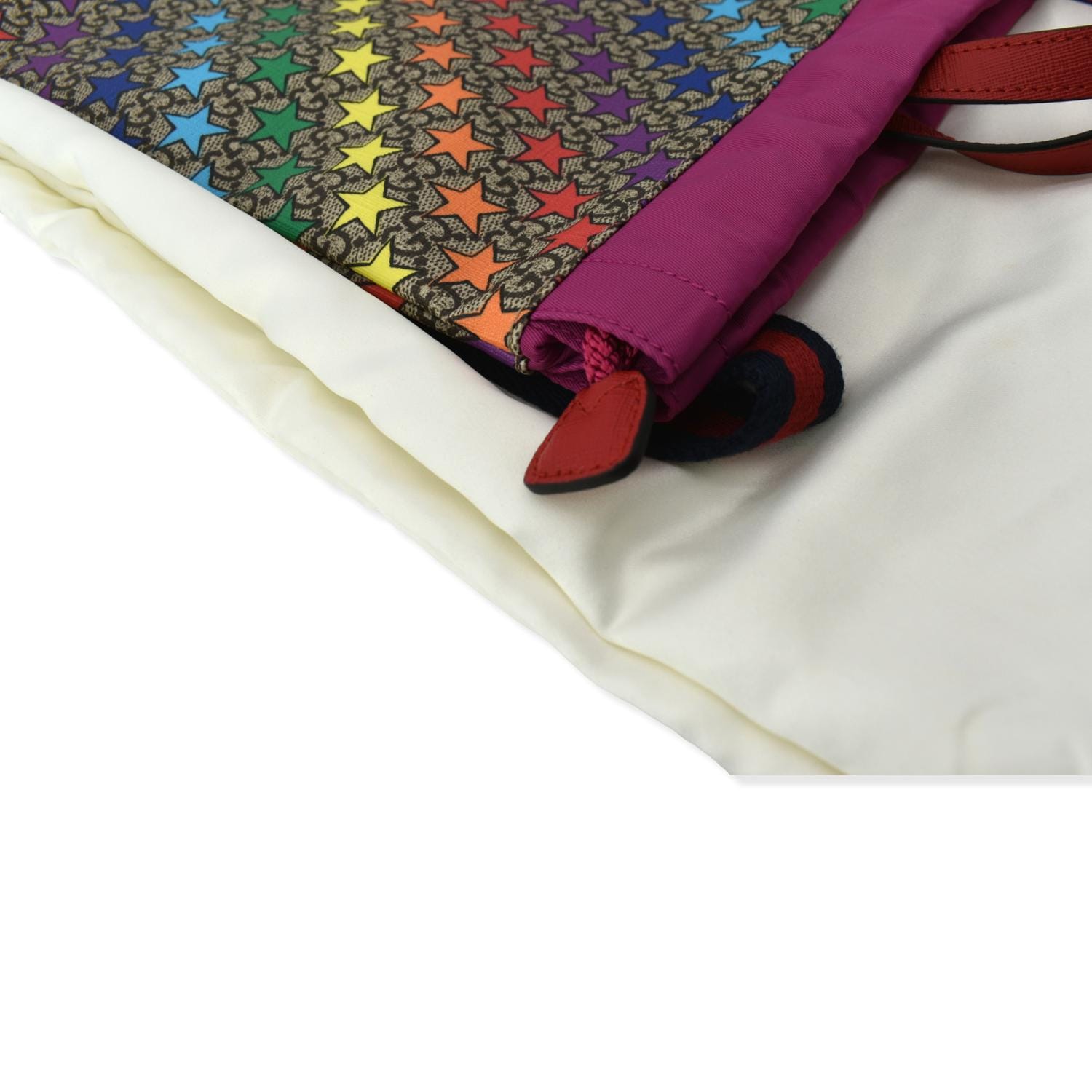 GUCCI Children's Star Print Gucci Supreme Monogram Backpack Multicolor 550775