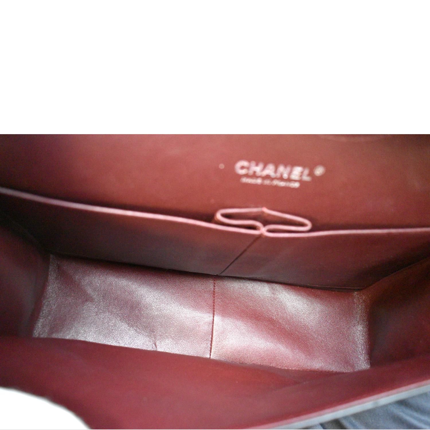 Chanel Classic Jumbo Double Flap  Leather Shoulder Bag Black