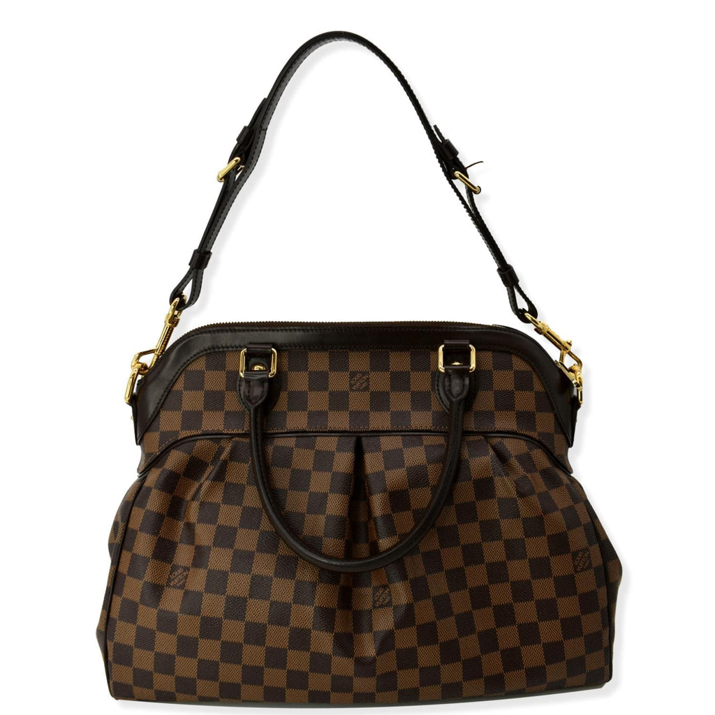 LOUIS VUITTON Trevi GM Damier Ebene 2way Shoulder Bag Brown