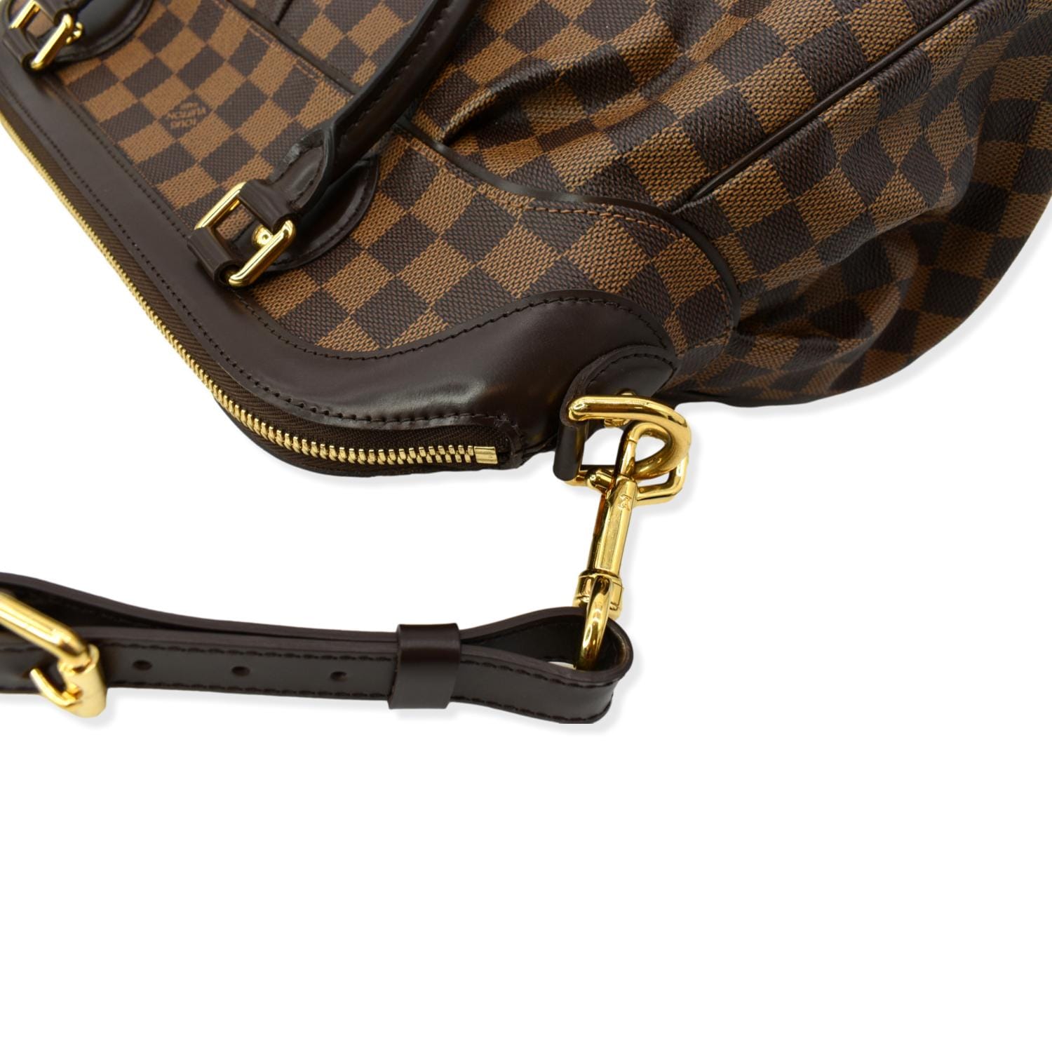 LOUIS VUITTON Trevi GM Damier Ebene 2way Shoulder Bag Brown