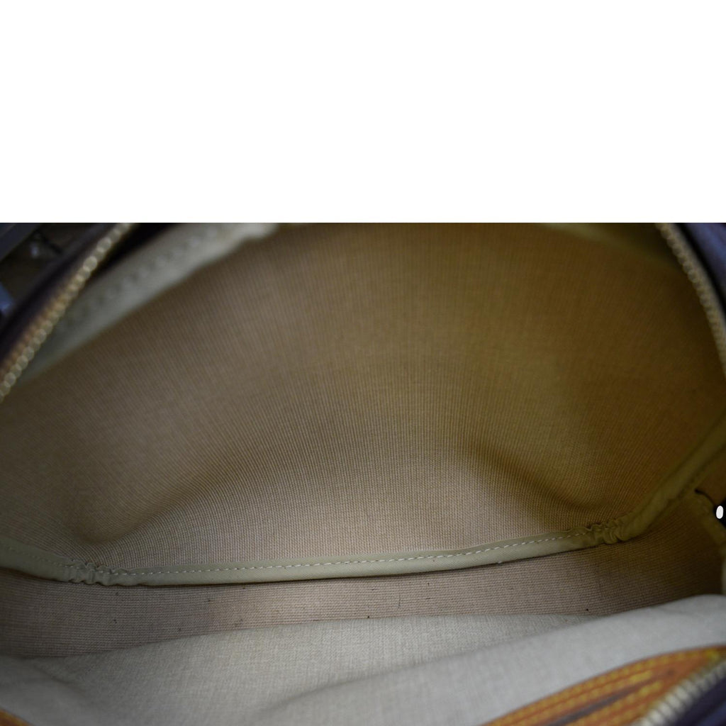 LOUIS VUITTON Reporter Monogram Canvas Shoulder Bag Brown