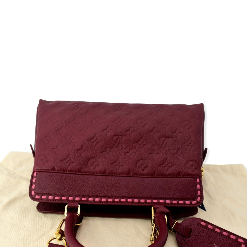 LOUIS VUITTON Vosges MM Empreinte Leather Shoulder Bag Raisin - 10% OFF