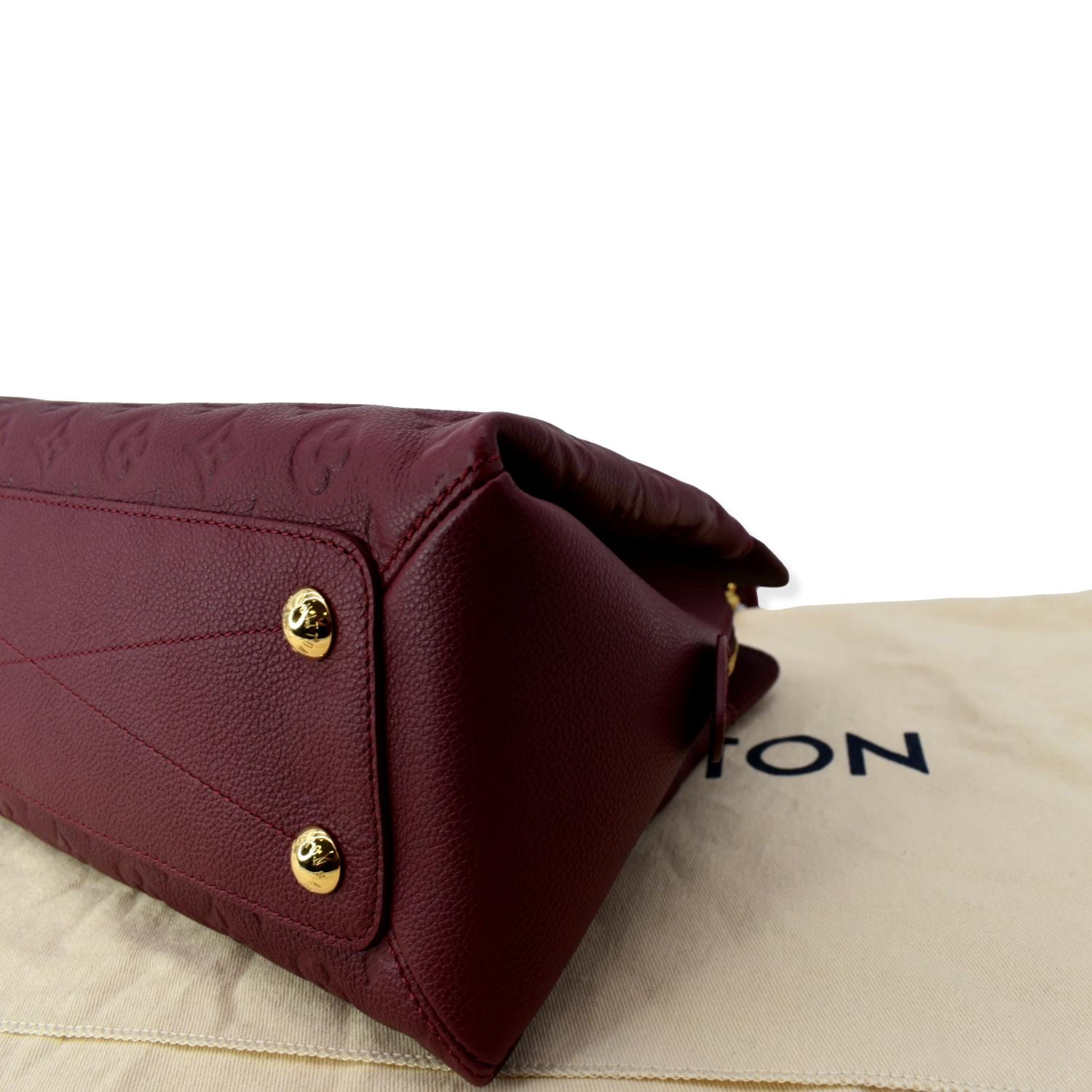 LOUIS VUITTON Vosges MM Empreinte Leather Shoulder Bag Raisin - 10% OFF