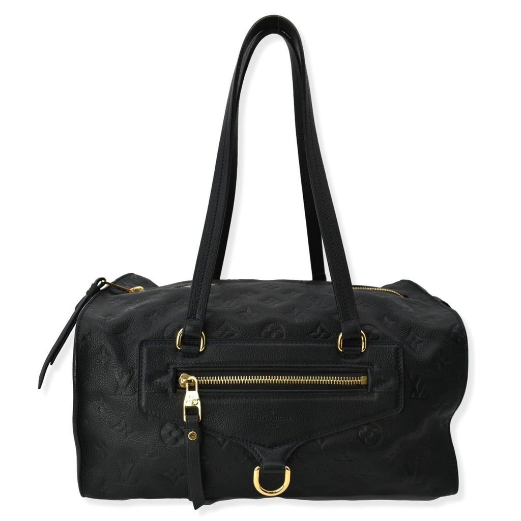 LOUIS VUITTON Inspiree Monogram Empreinte Leather Shoulder Bag Black
