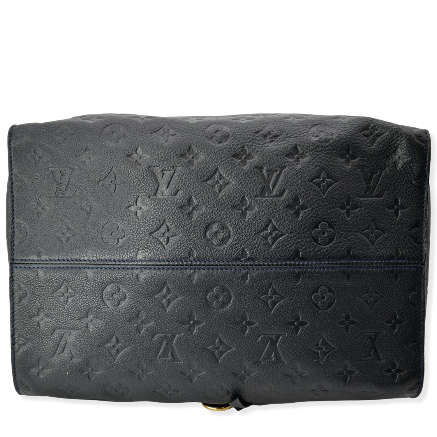 LOUIS VUITTON Inspiree Monogram Empreinte Leather Shoulder Bag Black