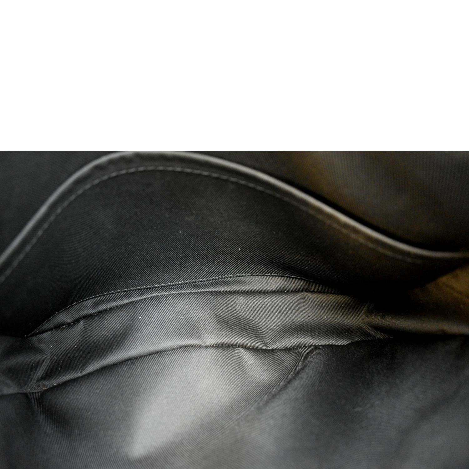 LOUIS VUITTON Trio Monogram Eclipse Messenger Bag Grey