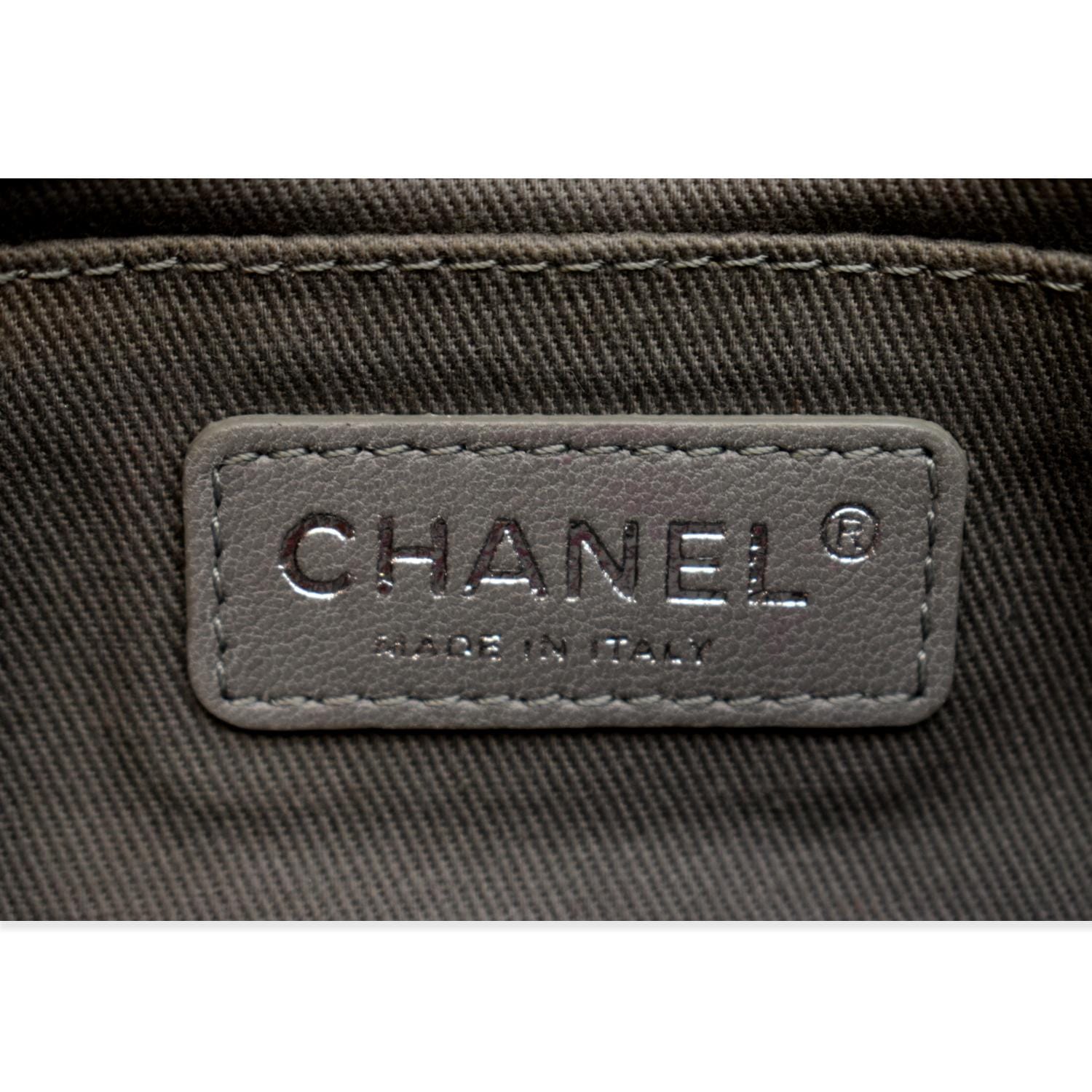 Chanel Small Boy CC Chain Velvet Shoulder Bag Fuchsia