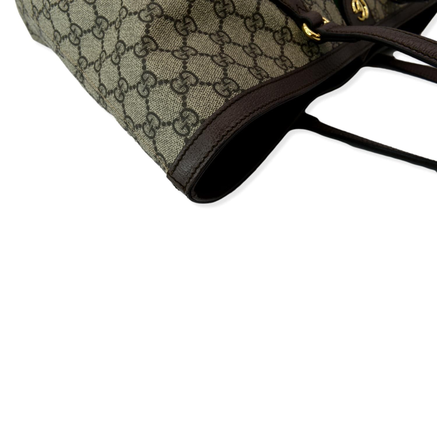 GUCCI Ophidia Medium Gucci Supreme Canvas Tote Bag Beige 631685
